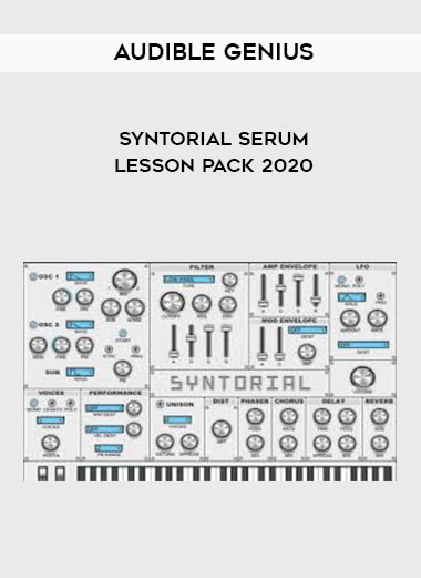 Audible Genius Syntorial Serum Lesson Pack 2020 digital download
