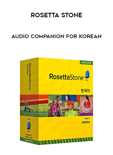 Rosetta Stone - Audio Companion for Korean digital download