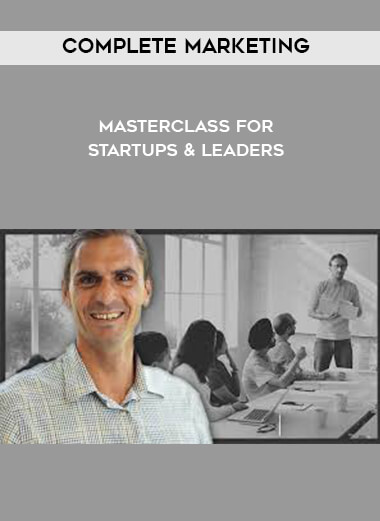 Complete Marketing MASTERCLASS for Startups & Leaders digital download