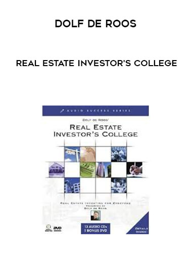 Dolf De Roos - Real Estate Investor's College digital download