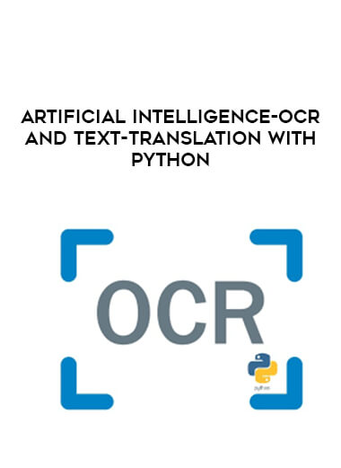 Artificial Intelligence-OCR and text-translation with python digital download