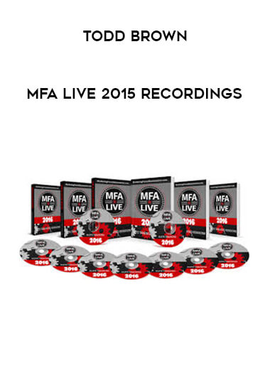 Todd Brown - MFA Live 2015 Recordings digital download