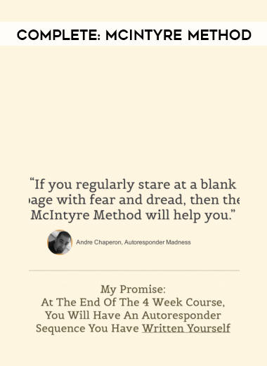 Complete: McIntyre Method digital download
